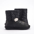 Chicco Bottines Fille Motif Chat Pailletées Confortables