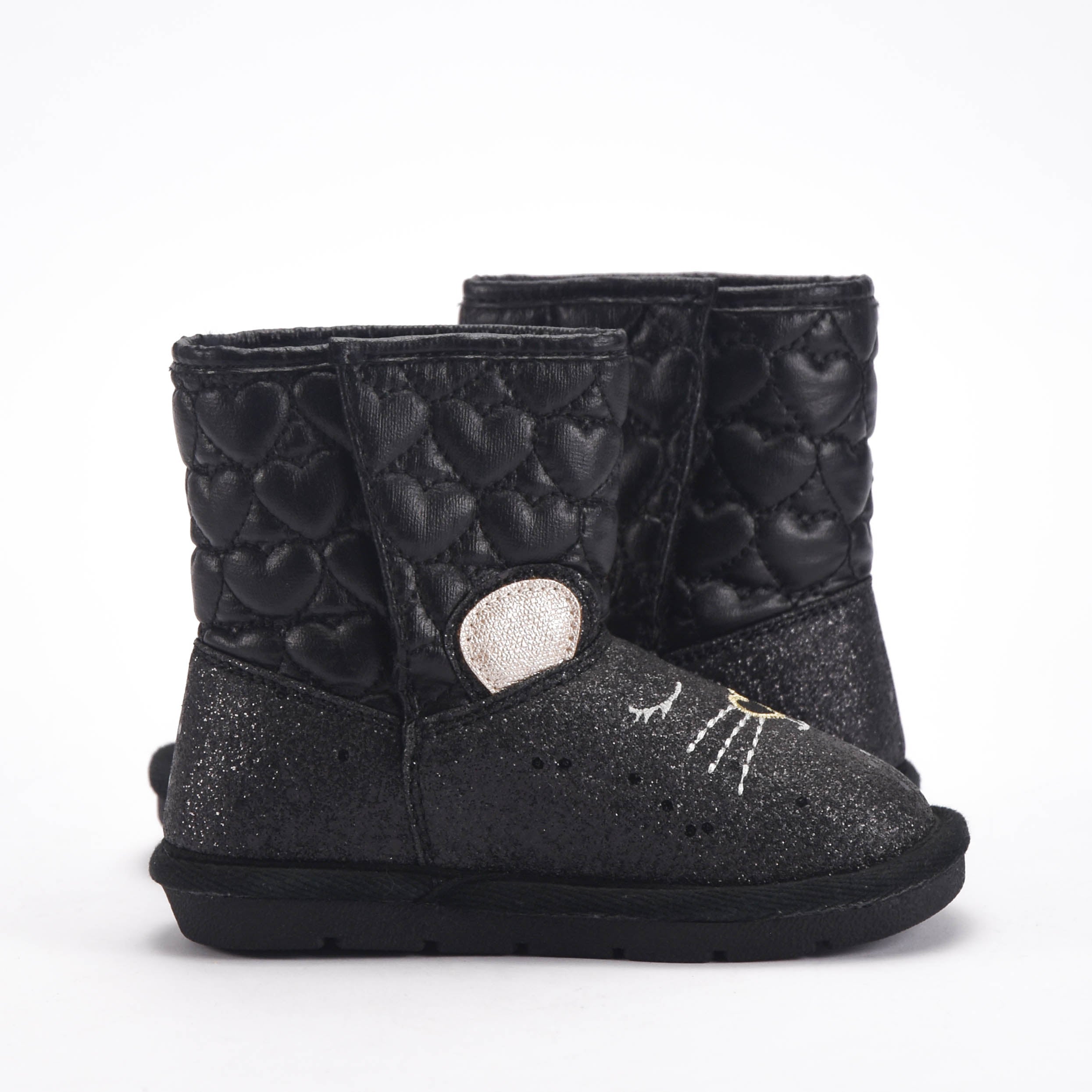 Chicco Bottines Fille Motif Chat Pailletées Confortables