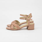 André Sandales à Talons Effet Croco Élégantes Femme