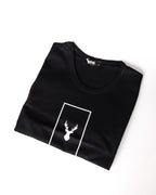 T-shirt NOIR MOTIF TETE DE RENNE