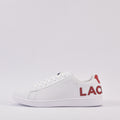 Lacoste Sneakers en Cuir Blanc Style Tennis Homme