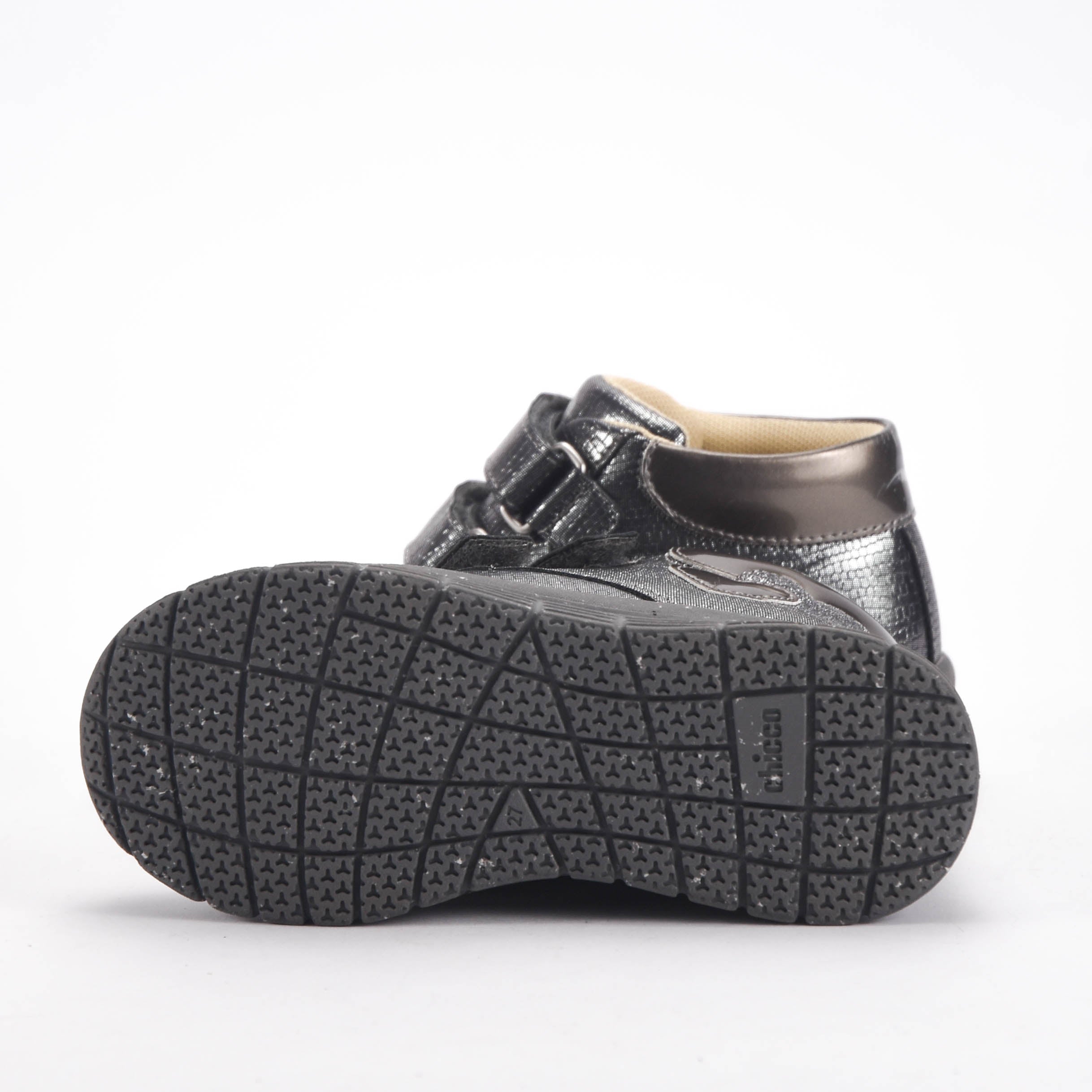 Chicco Bottines Métallisées à Scratch Fille