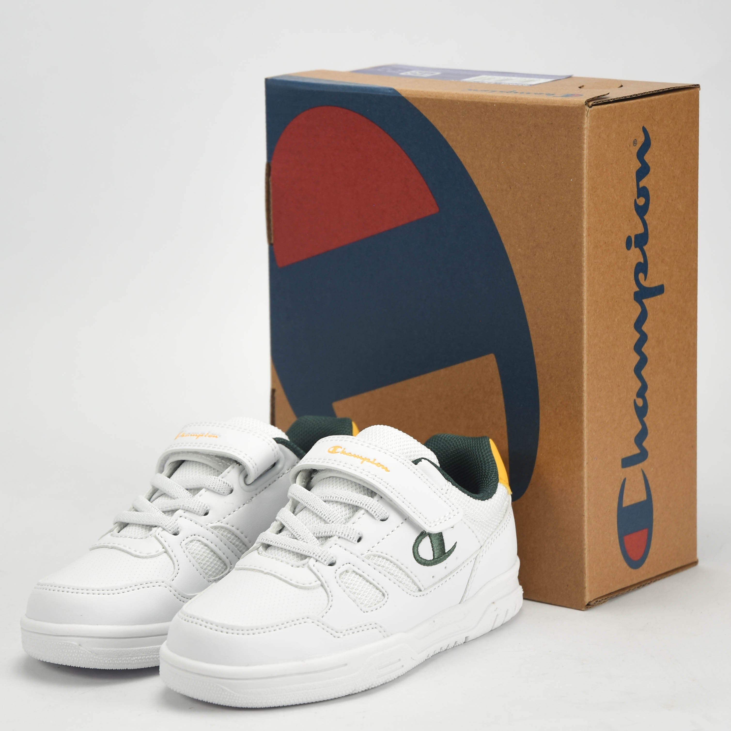 Champion Baskets Basses à Scratch Enfant Blanc