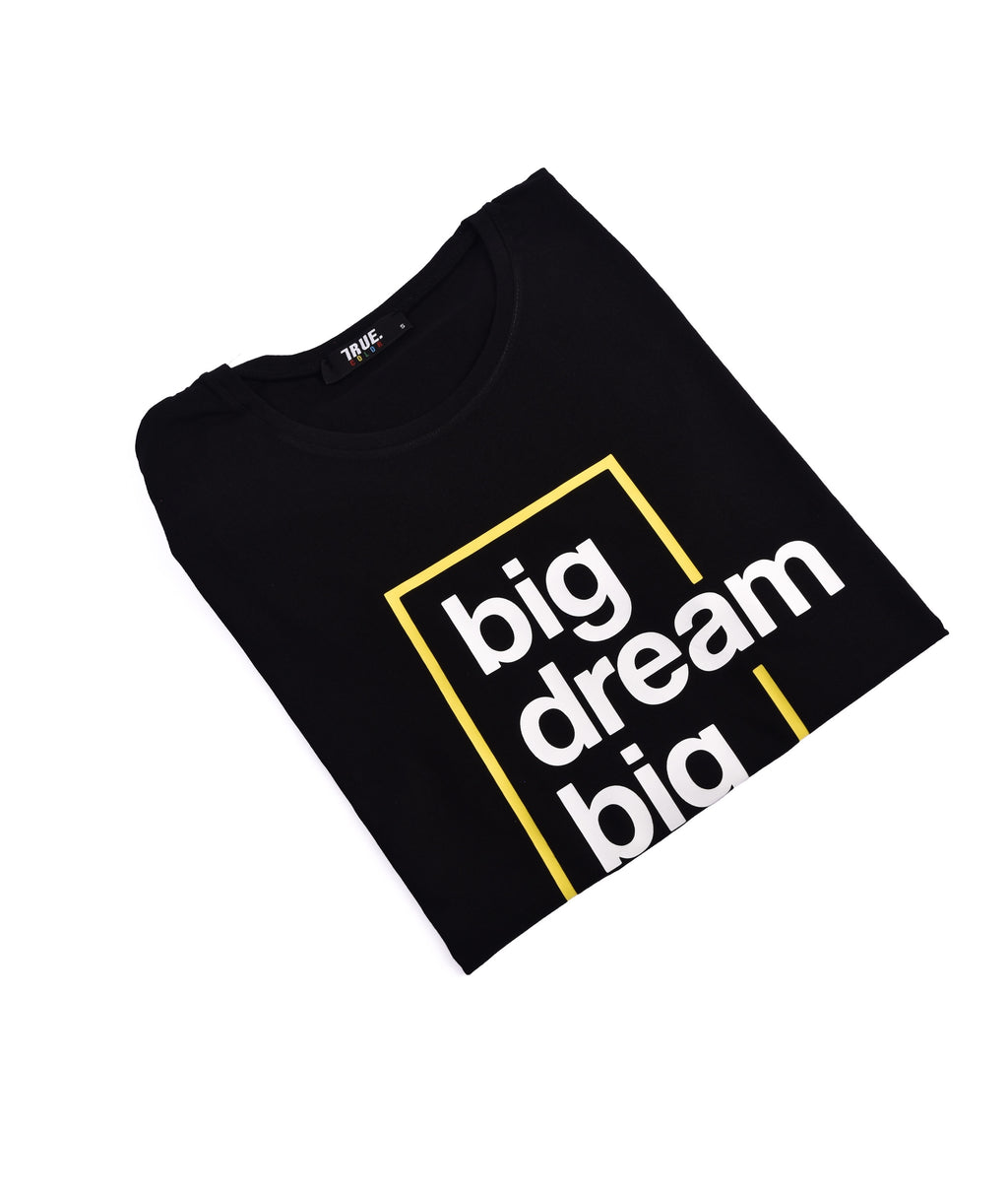 Kimland T-shirt Noir Imprimé Graphique Homme