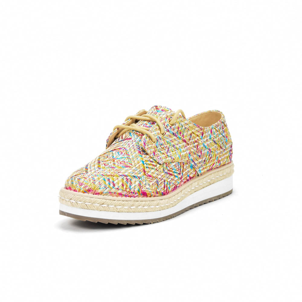 André Espadrilles à Lacets Multicolores Femme