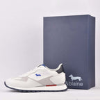 HARMONT AND BLAINE SCARPA UOMO CALF  FABRIC BIANCO﻿ 1