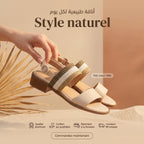Kimland Sandales Tressées Confortables Femme