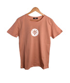 T-shirt SAUMON LOGO BLANC Y