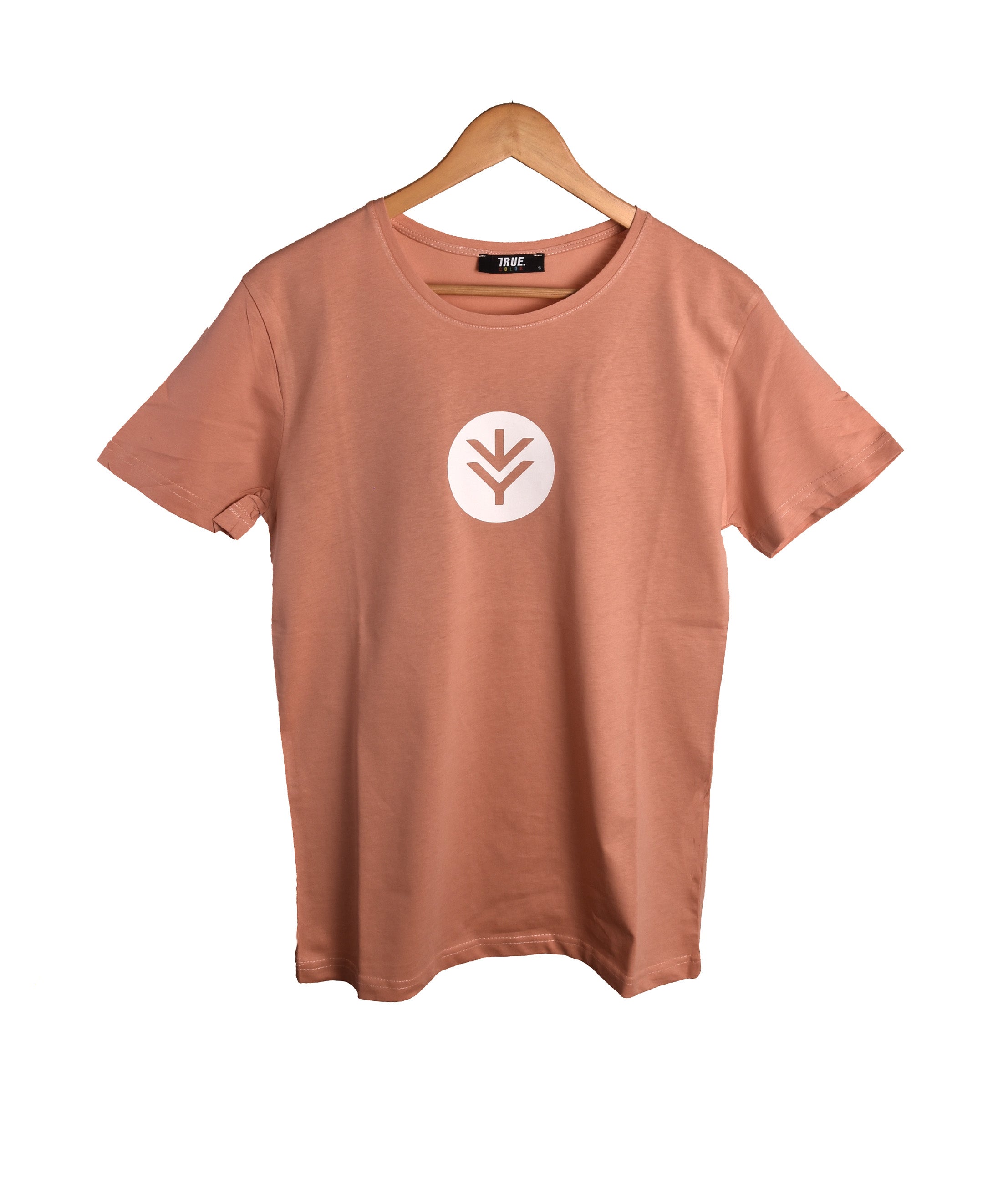 T-shirt SAUMON LOGO BLANC Y