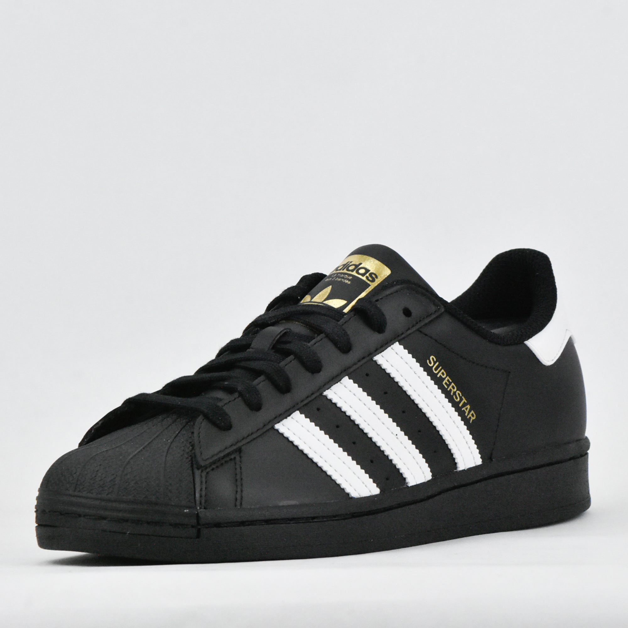 Adidas Superstar Baskets Classiques Noir et Blanc Homme
