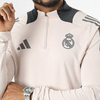 Adidas Haut Entraînement Real Madrid Homme Beige