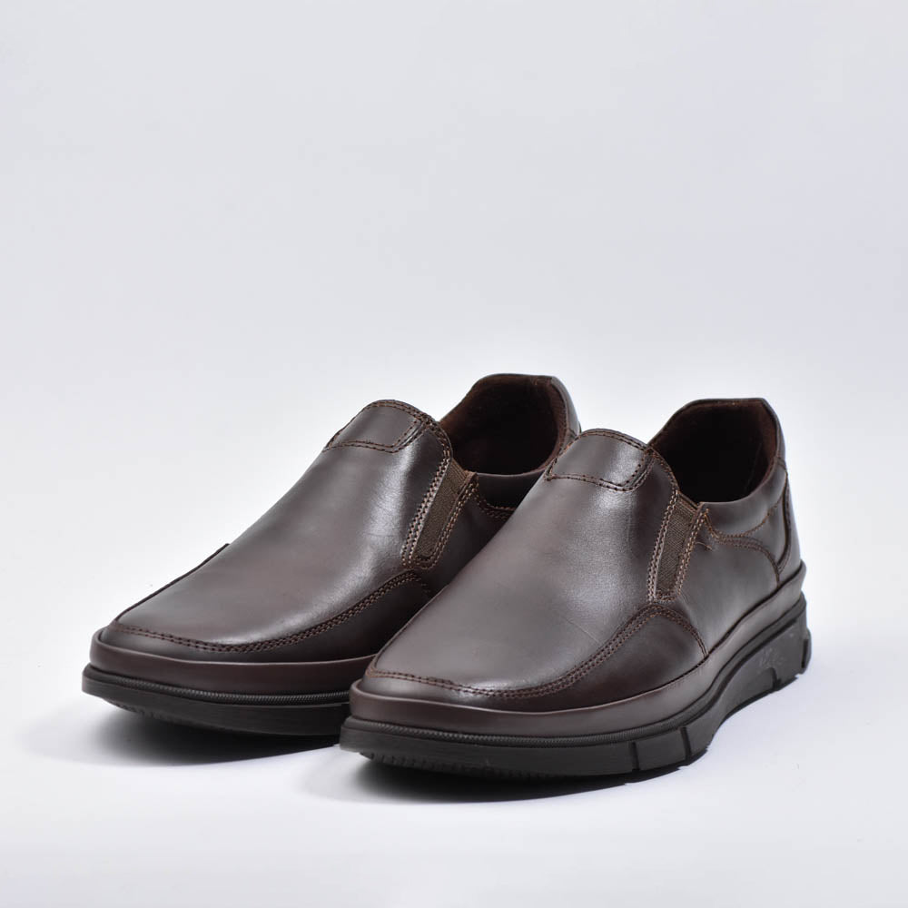 MOCASSINS CUIR MARRON ﻿ 5