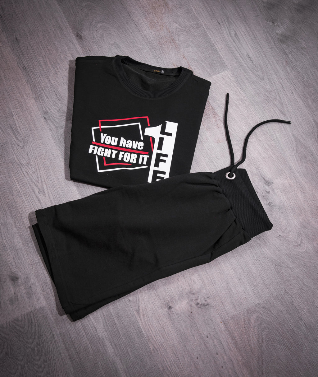 Kimland Ensemble Short et T-shirt Imprimé Homme
