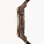 Fossil Montre Chronographe Bracelet Cuir Homme
