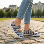 André Baskets Rayées Style Marin Femme