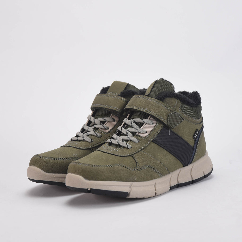 Safety Jogger Sneakers Montantes Fourrées Vert Enfant