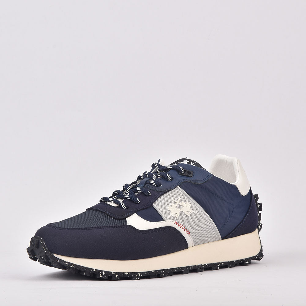 LA MARTINA SCARPA UOMO SUEDE ECO TEX NYLON ECO BLU﻿ 2