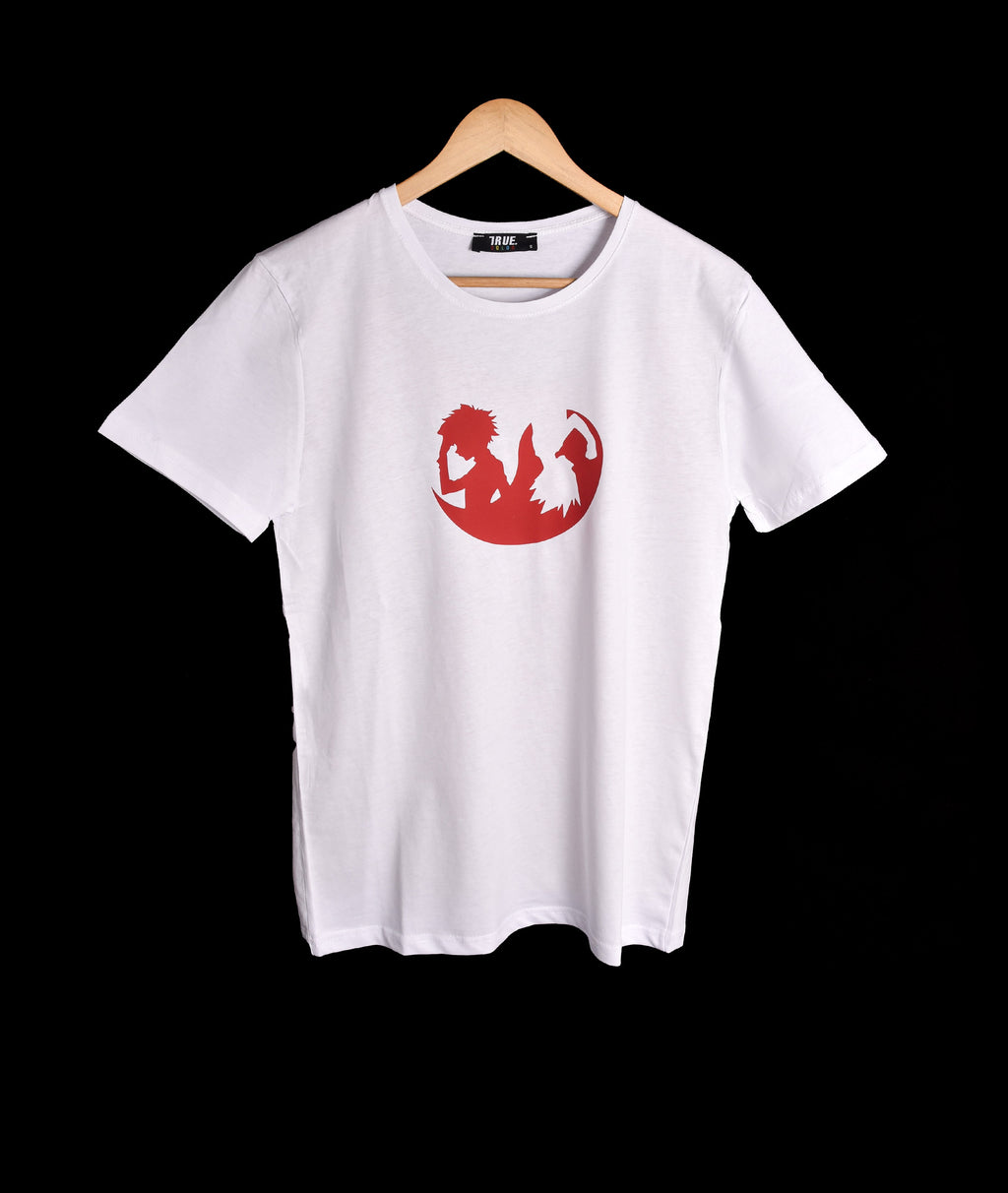 T-shirt BLANC LOGO ROUGE *HUNTER X HUNTER *