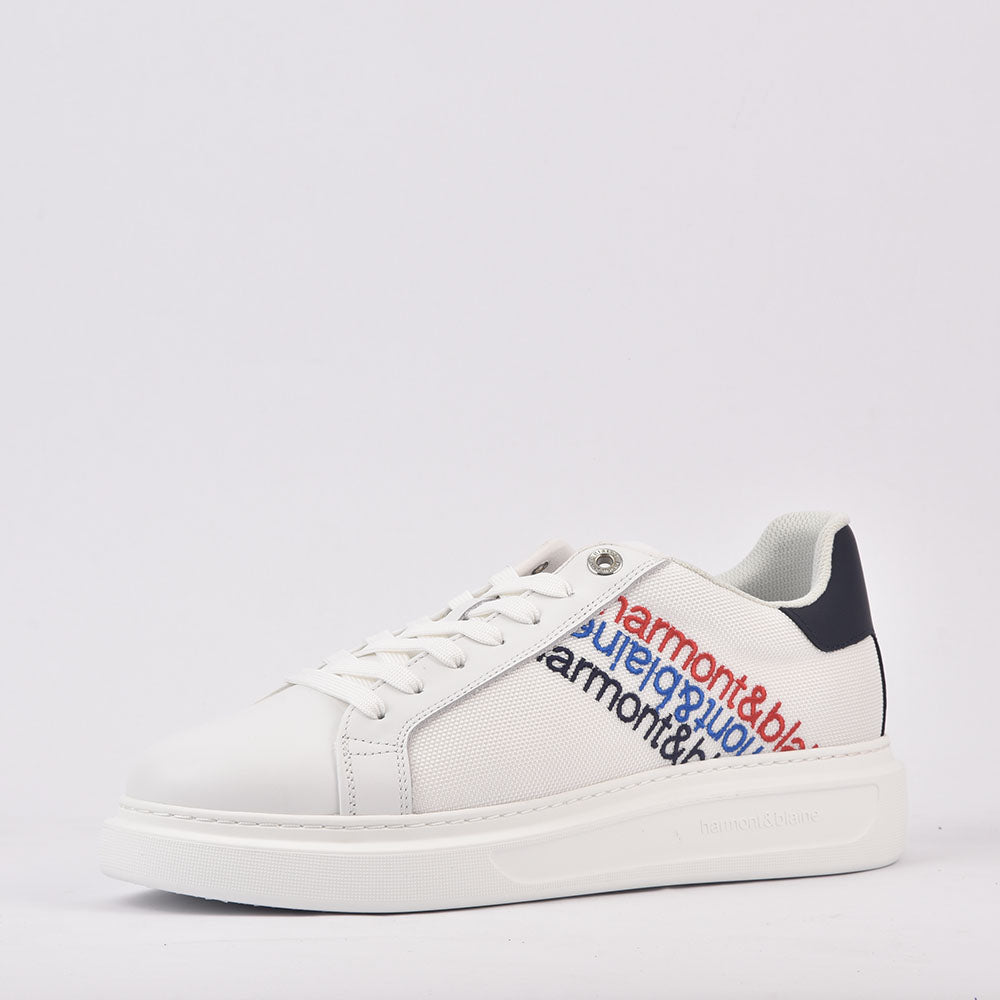 HARMONT AND BLAINE SCARPA UOMO CALF BIANCO  ﻿ 3