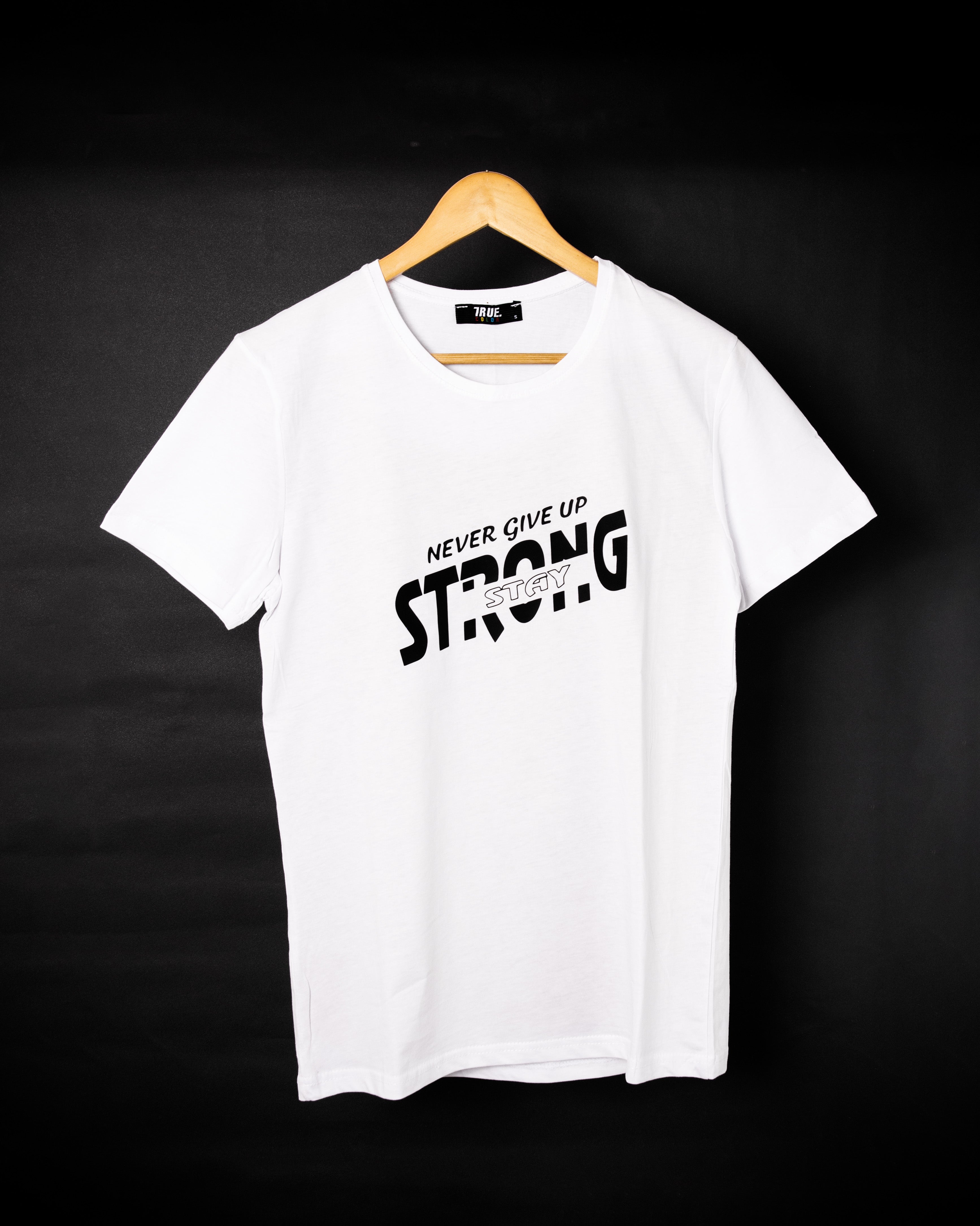T-shirt BLANC *STRONG STAY*