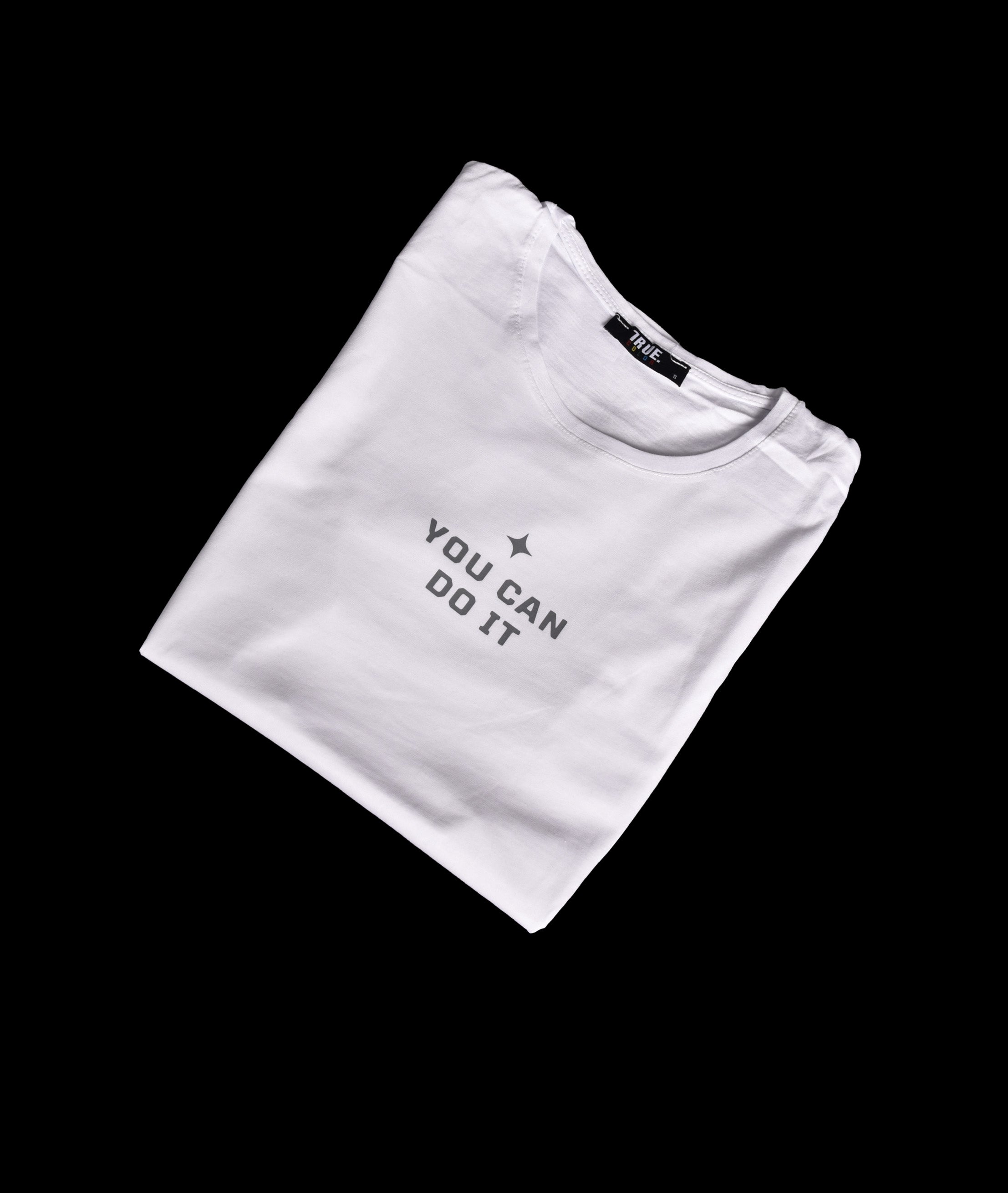 T-shirt BLANC 2 *YOU CAN DO IT *