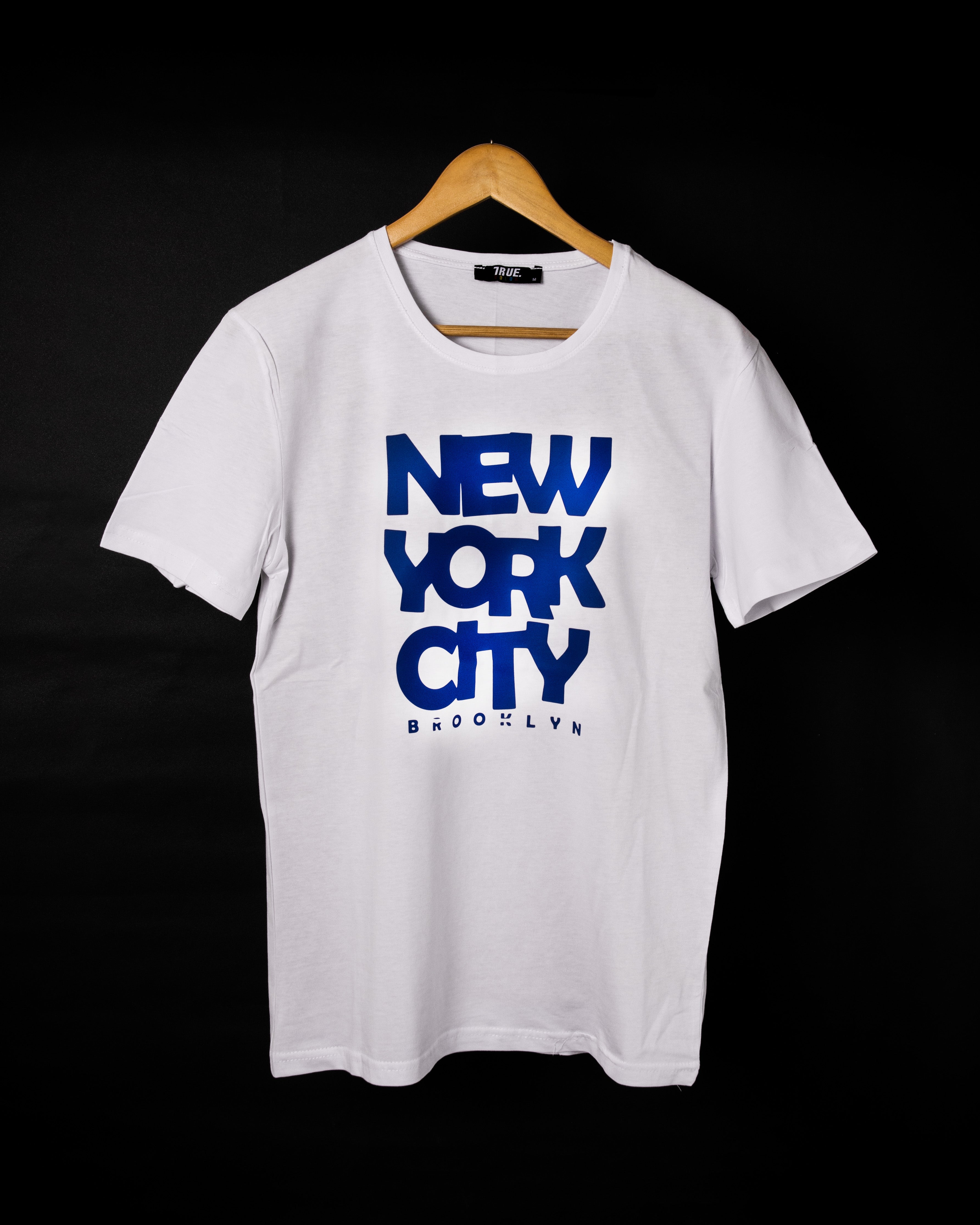 T-shirt BLANC ET BLEU  *NEW YORK CITY*