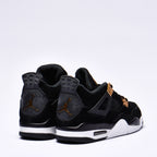 Nike Air Jordan 4 Retro Royalty Sneakers Suede Noir Homme