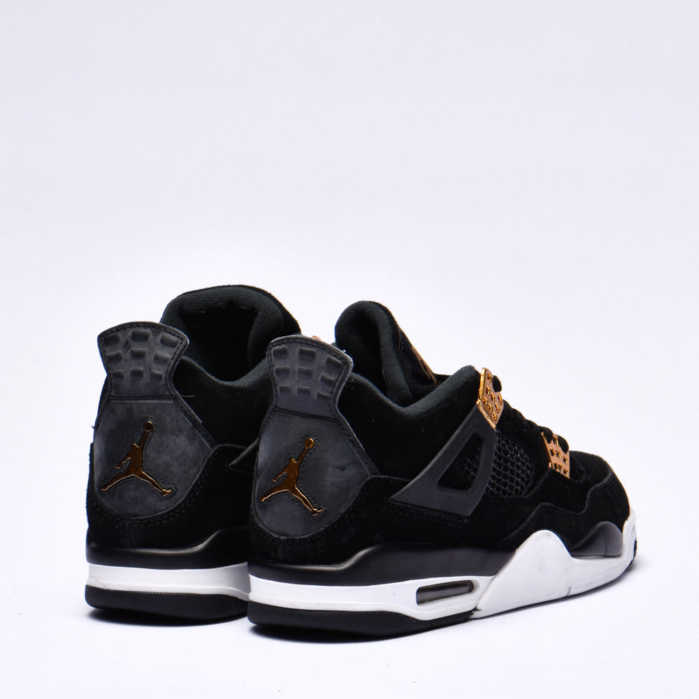 Nike Air Jordan 4 Retro Royalty Sneakers Suede Noir Homme