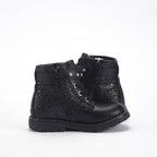 Chicco Bottines Noires à Paillettes et Clous Fille