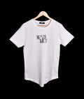 T-shirt Blanc Imprimé Never Mind Homme