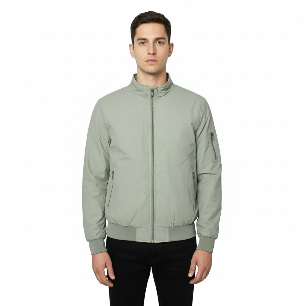 Massimo Veste Bomber Légère Col Montant Homme