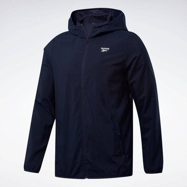 Reebok Veste Coupe-vent Légère à Capuche Homme