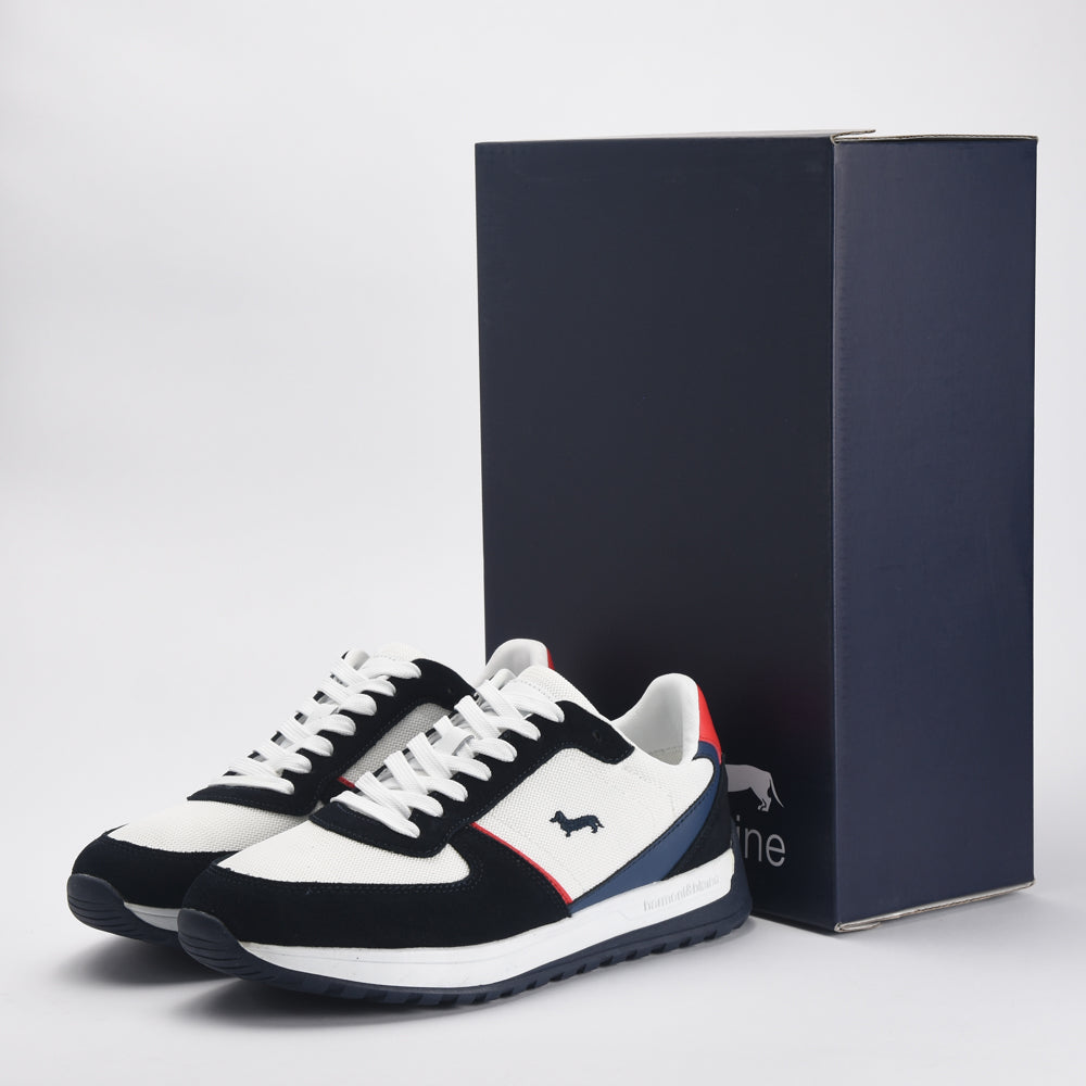 Harmont & Blaine Baskets Casual en Mesh et Daim Homme