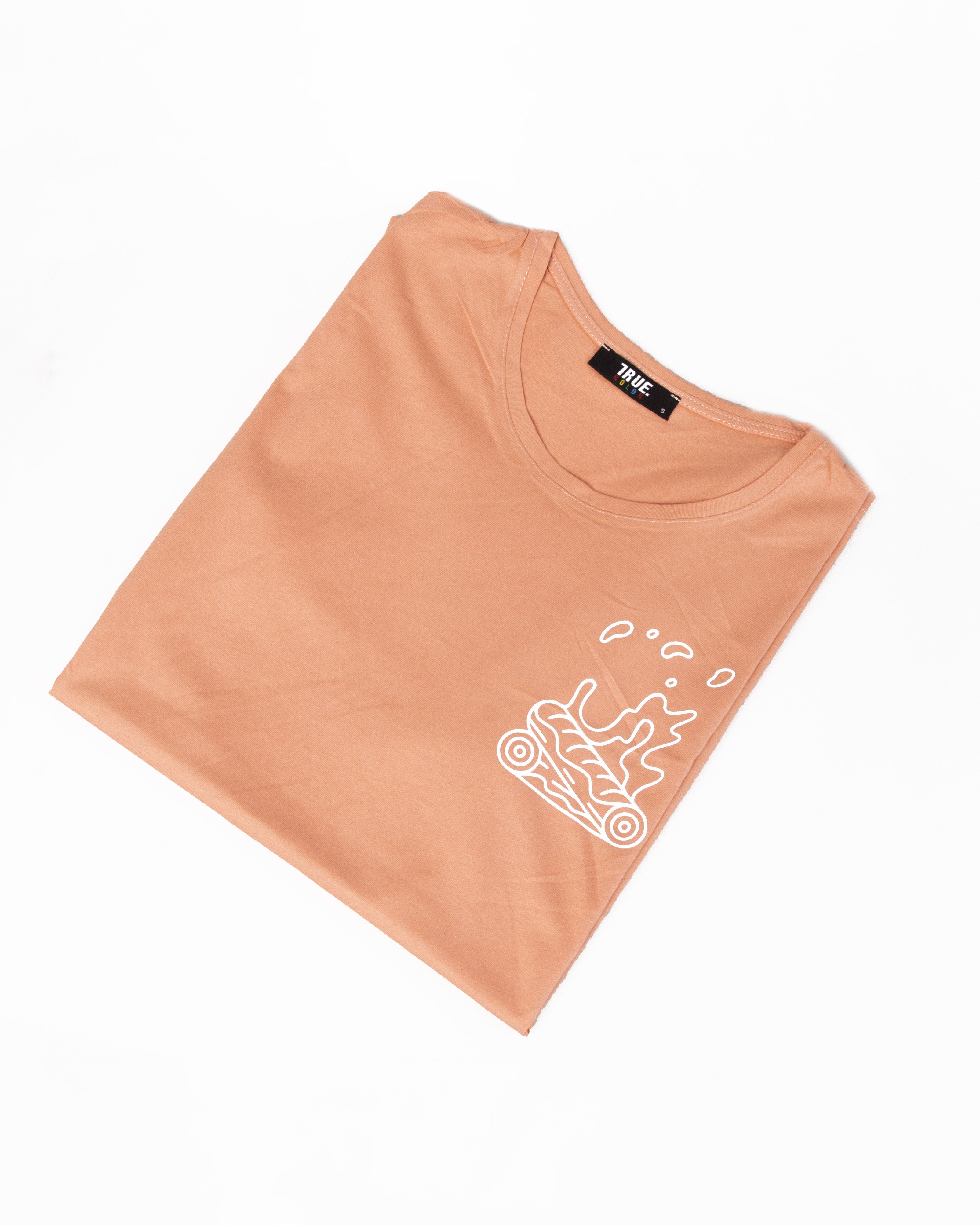 T-shirt SAUMON MOTIF FLAME