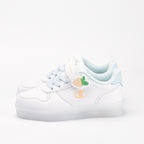 Champion Baskets Basses Blanches à Scratch pour Fille