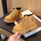 Bottes coordonnantes à lacets Marron Enfants ﻿ 1