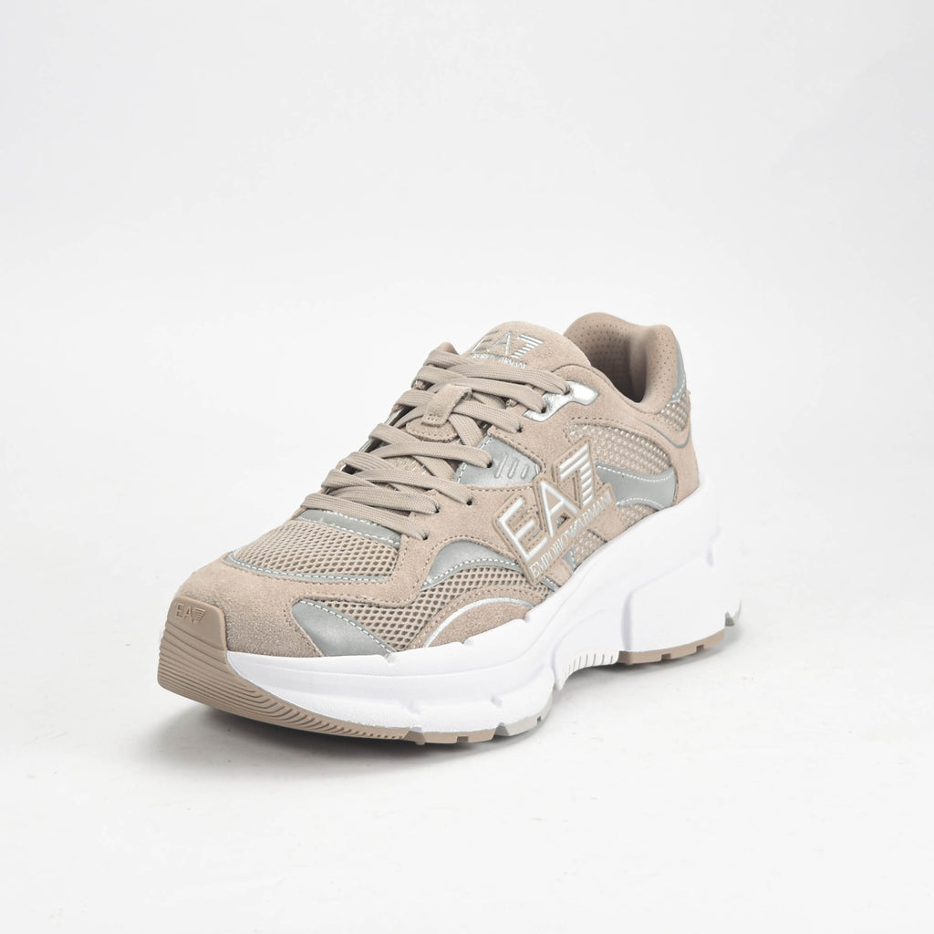 EA7 Emporio Armani Sneakers Beige Respirants Homme