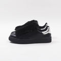 André Baskets Noires Fourrure Élégantes Femme