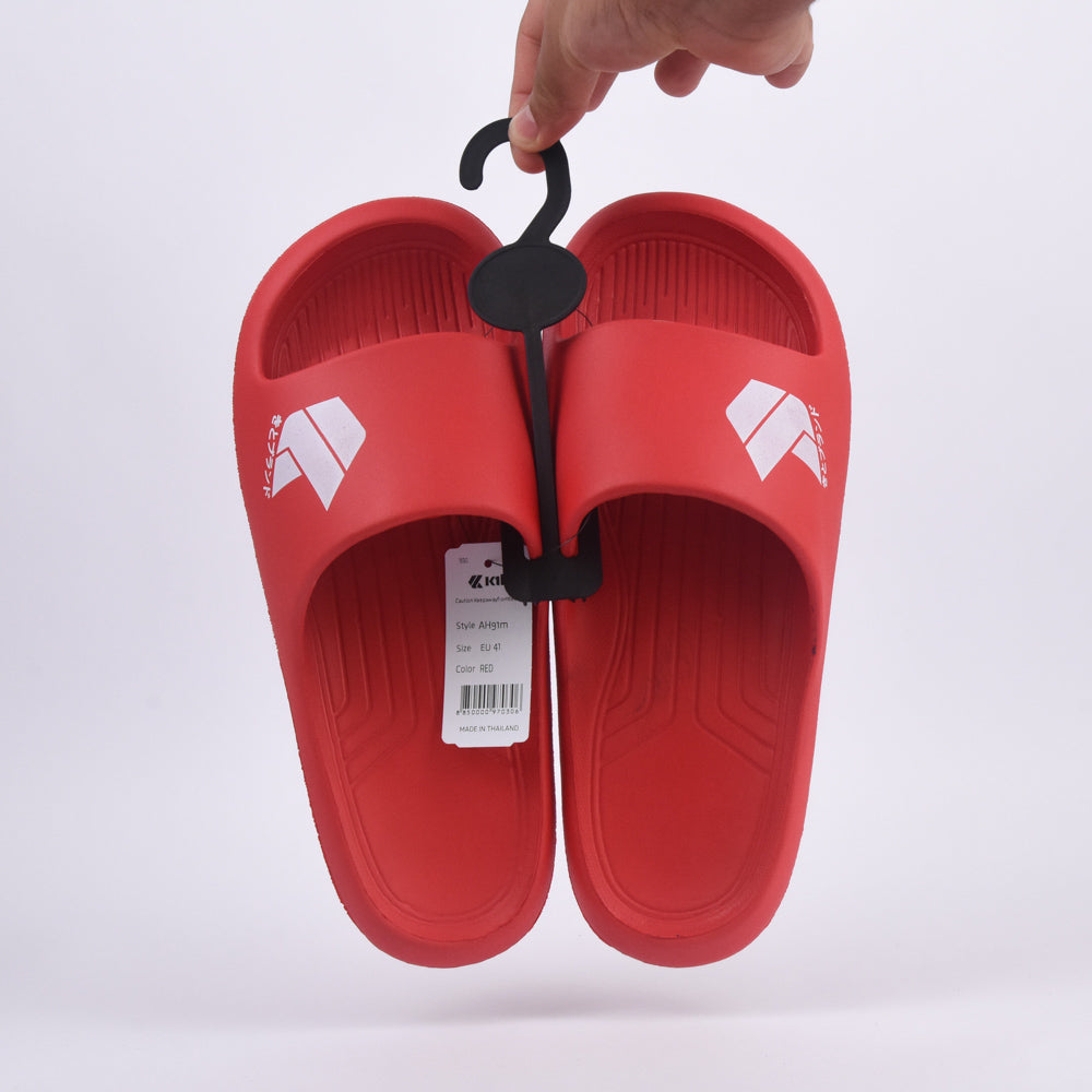 Kito Claquettes Confortables Rouge Homme
