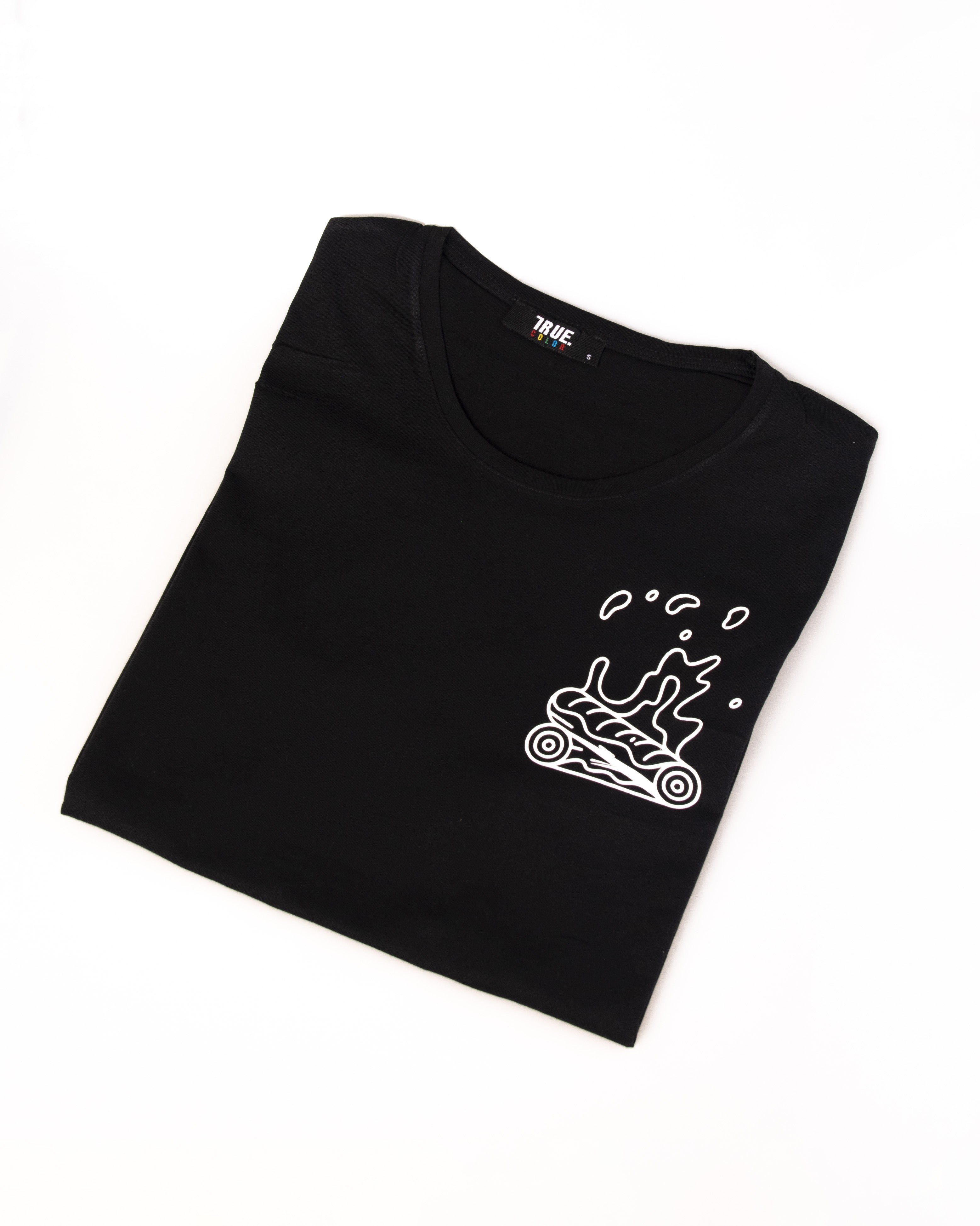 Kimland T-shirt Noir Motif Graphique Homme