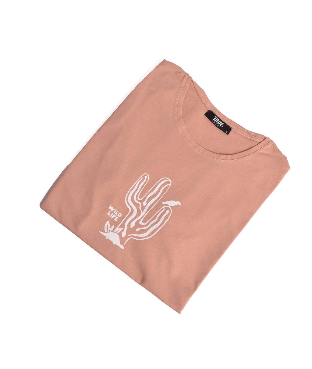 T-shirt SAUMON WILD LIFE
