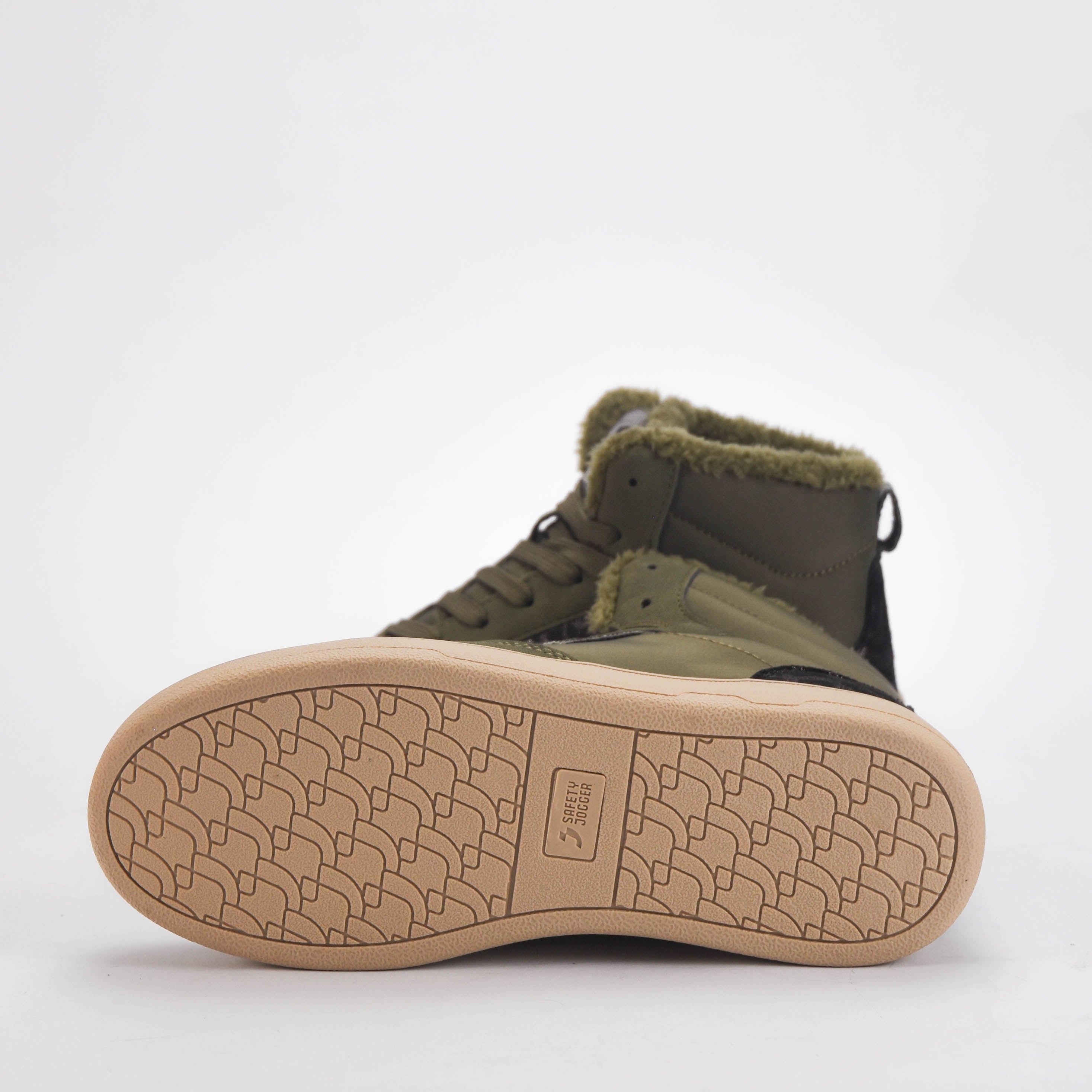 Safety Jogger Baskets Montantes Fourrées Kaki Femme