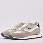 HARMONT AND BLAINE SCARPA UOMO CALF   BEIGE  BIANCO ﻿ 1