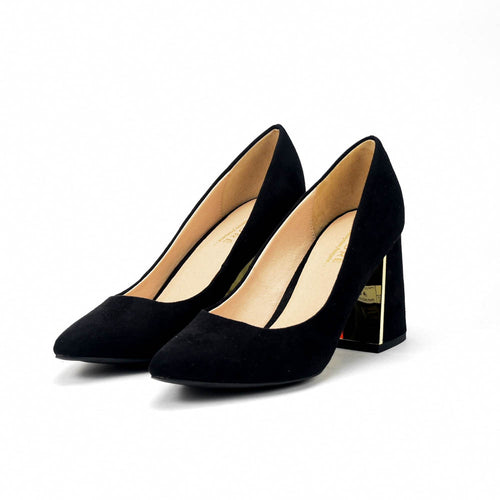 André Escarpins Talons Bloc Élégants Femme
