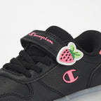 Champion Baskets Basses à Scratch et Fraise Fille