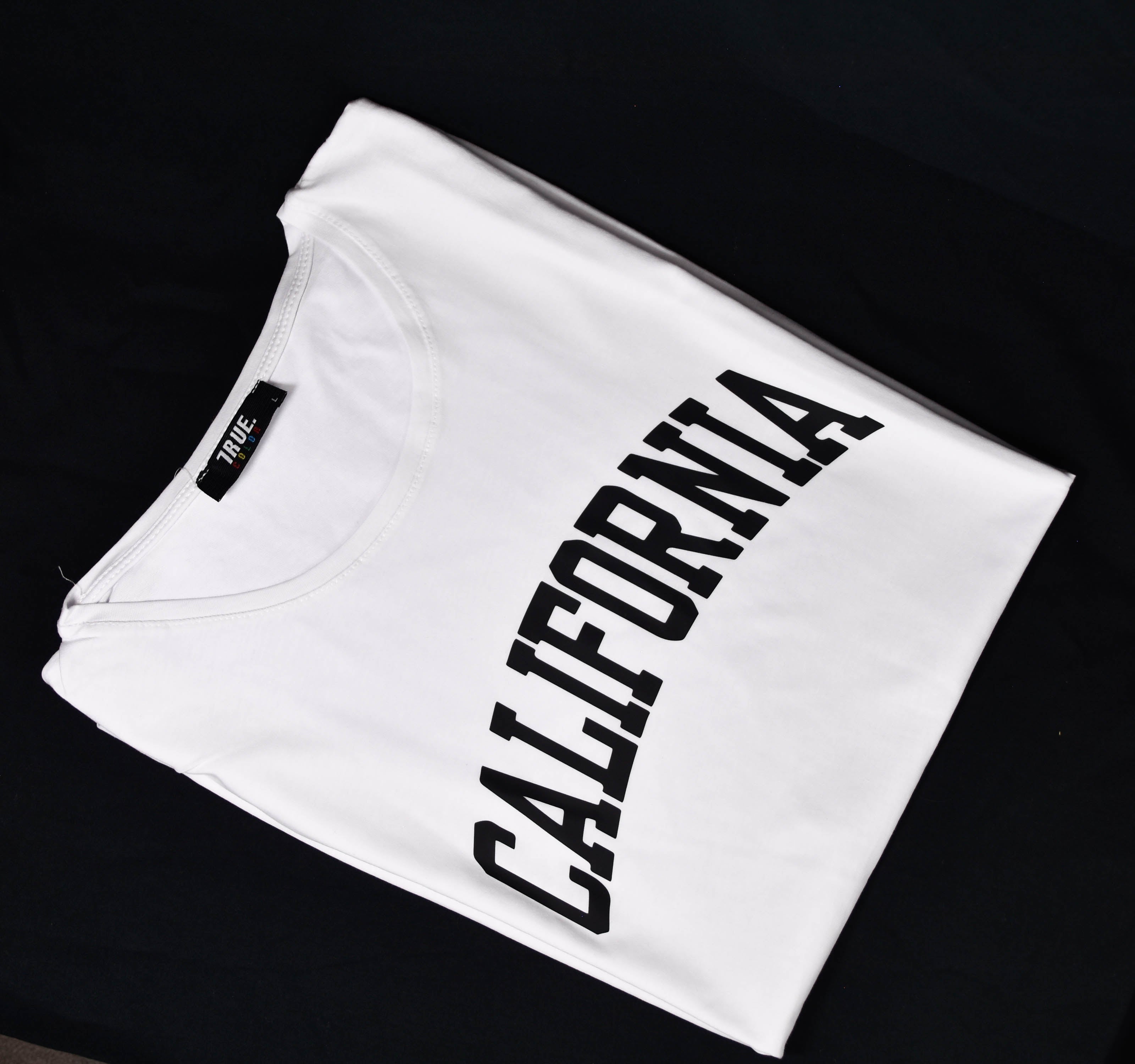 Kimland T-shirt Blanc Imprimé California Homme