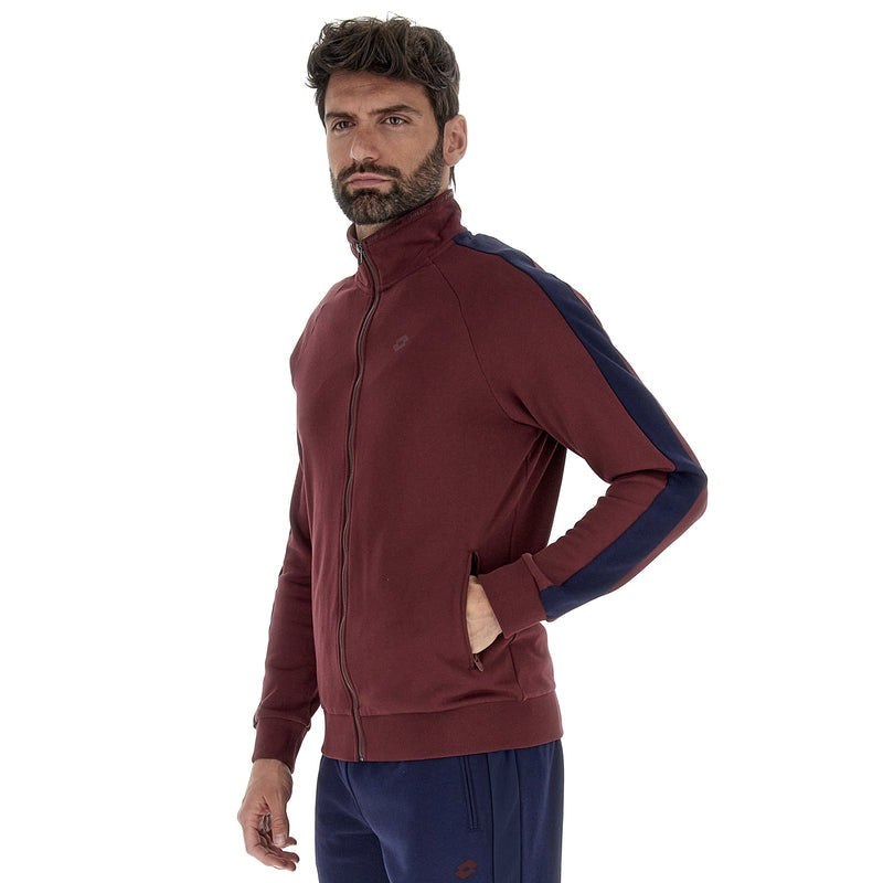 Lotto Survêtement Sport Chic Bordeaux et Bleu Homme