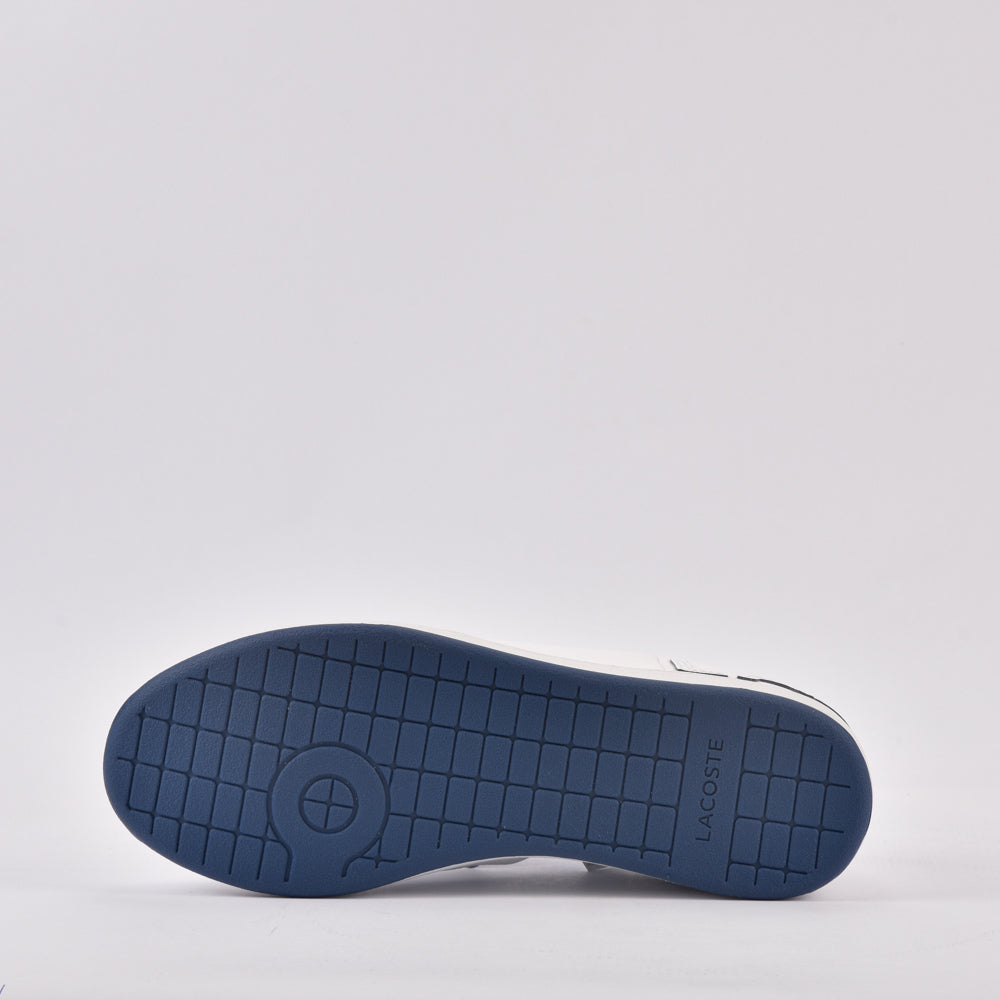 Lacoste Carnaby Evo Baskets en Cuir Blanc Homme