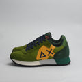 SUN68 Sneakers Jaki Solid en Daim et Textile Homme