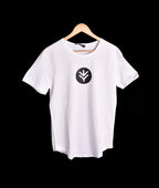 Kimland T-shirt Blanc Logo Noir Homme